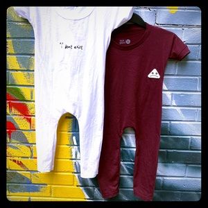 RebelFellvs x False Entity Graphic Romper/Onesie